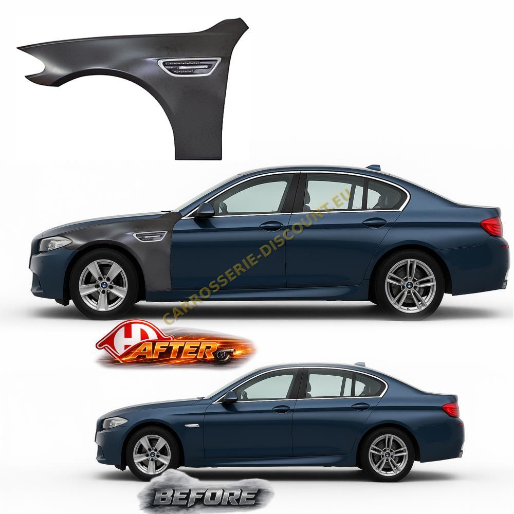 Aile avant gauche — BMW Série 5 (F10/11 LCI) (2013-2017) — vue 2