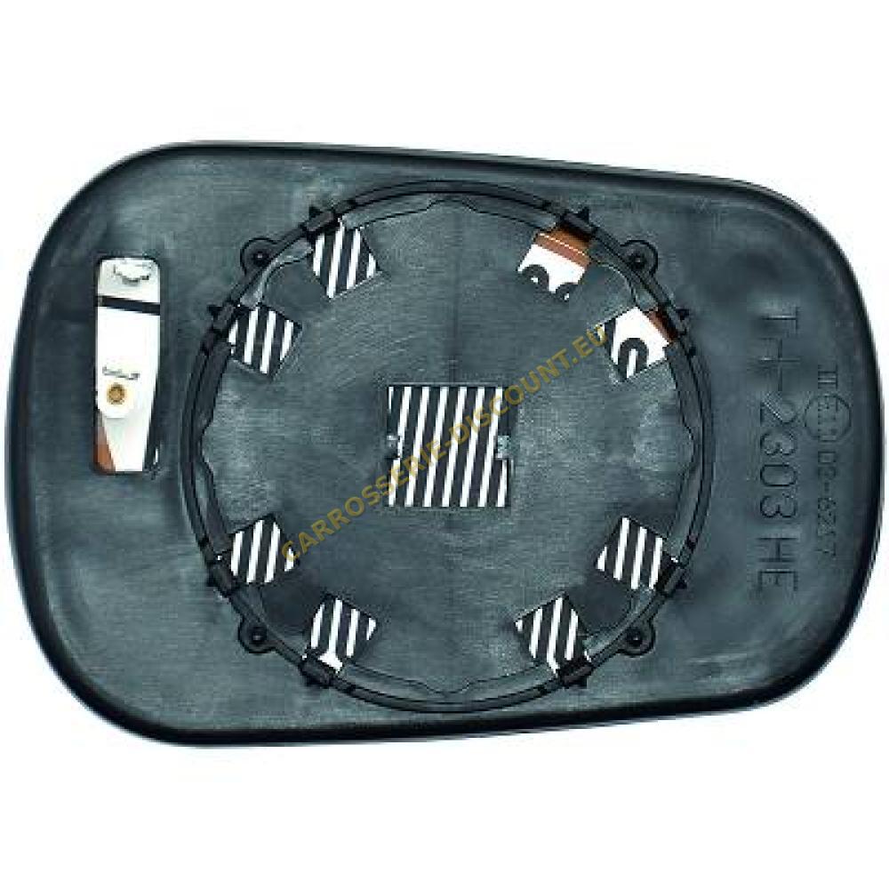 Verre de rétroviseur, rétroviseur extérieur droite — Ford Fiesta (2002-2005) (+1)