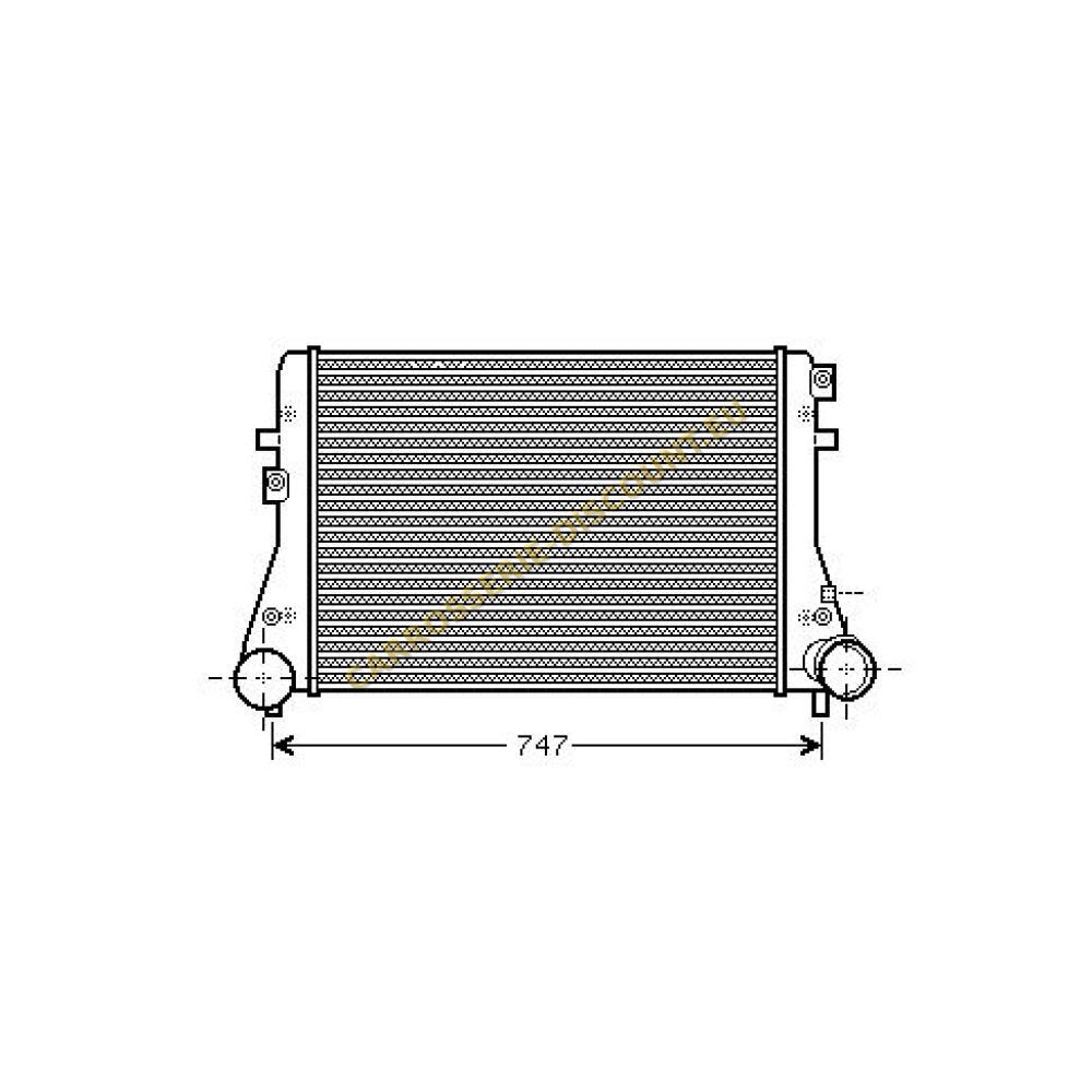 Intercooler, échangeur — multi-véhicules (16 modèles)