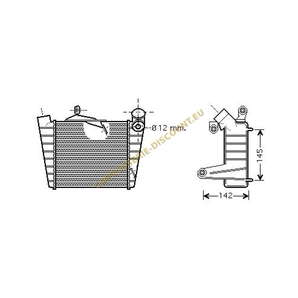 Intercooler, échangeur — Seat Ibiza/Cordoba (2002-2005) (+9)