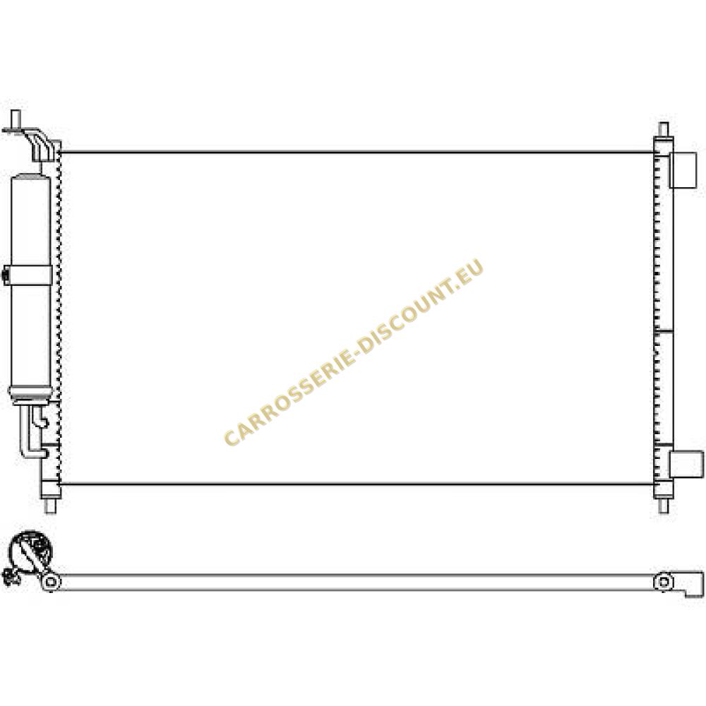 Condenseur, climatisation — Nissan Juke (2010-2014) (+2)