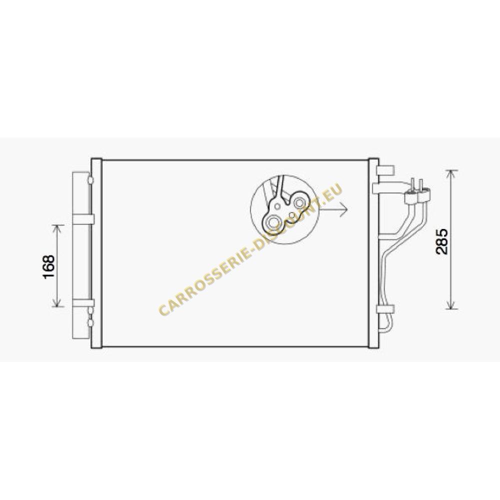 Condenseur, climatisation — Hyundai I30 Berline/Break (2012-2017) (+2)
