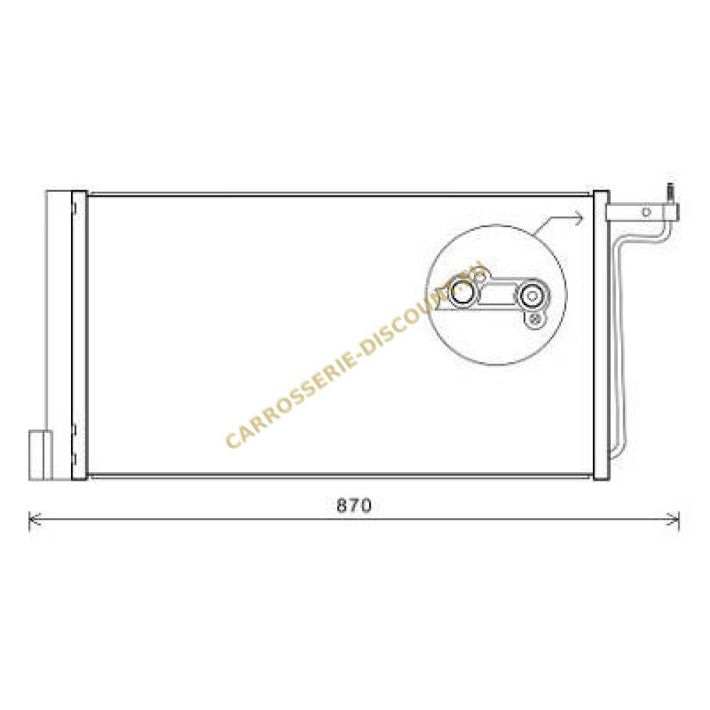 Condenseur, climatisation — Ford C-Max (2010-2015) (+1)
