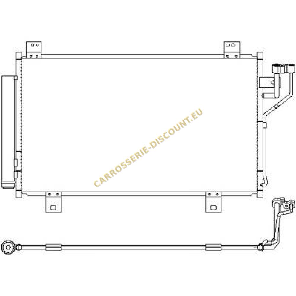 Condenseur, climatisation — Mazda 3 Berline (2013-2016) (+1)