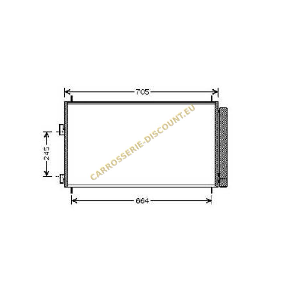 Condenseur, climatisation — Toyota RAV 4 (2006-2010) (+1)
