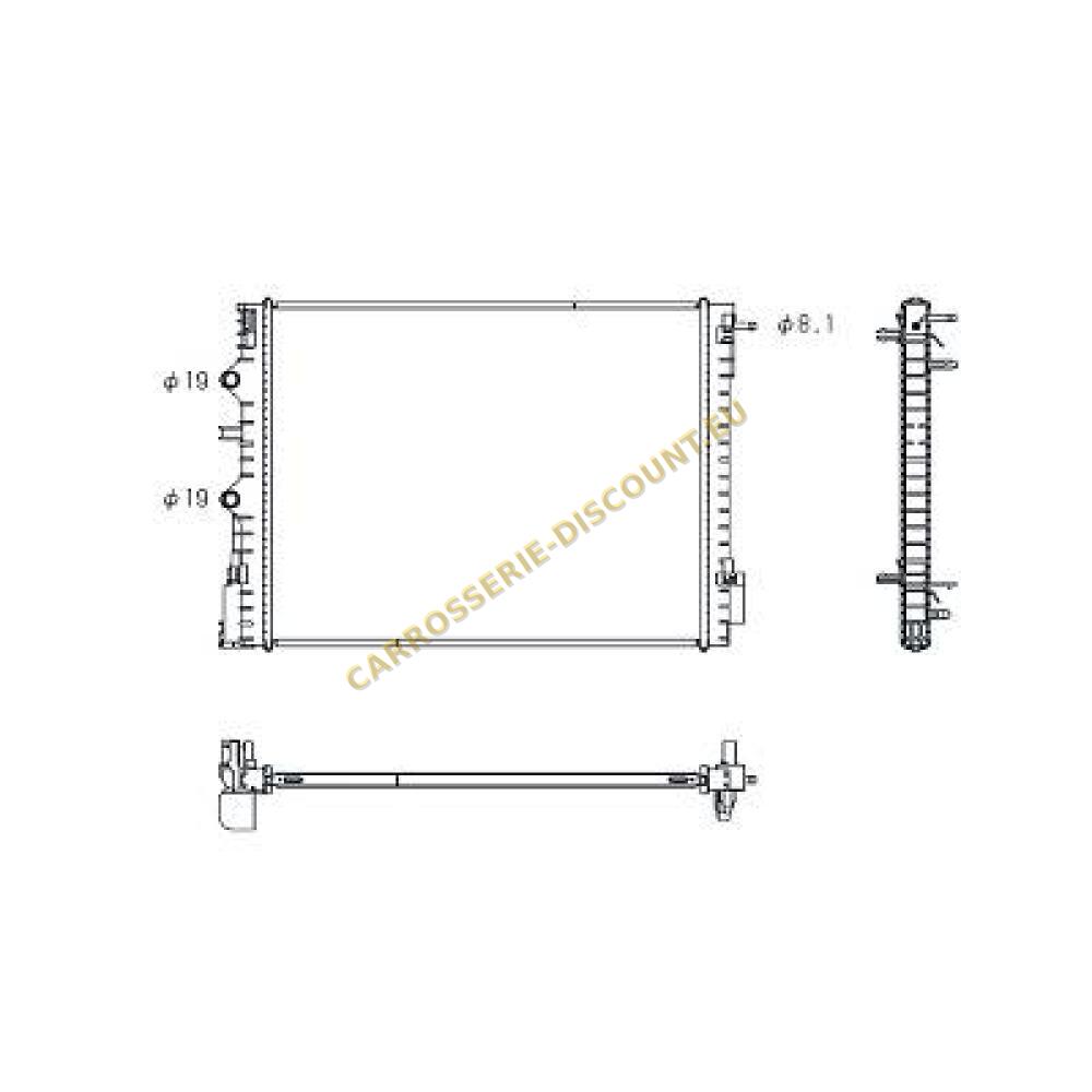 Radiateur, refroidissement du moteur