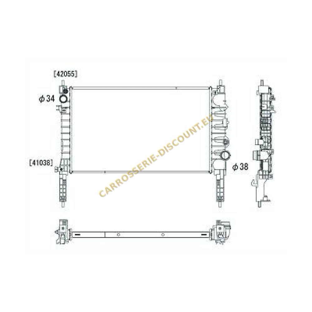 Radiateur, refroidissement du moteur